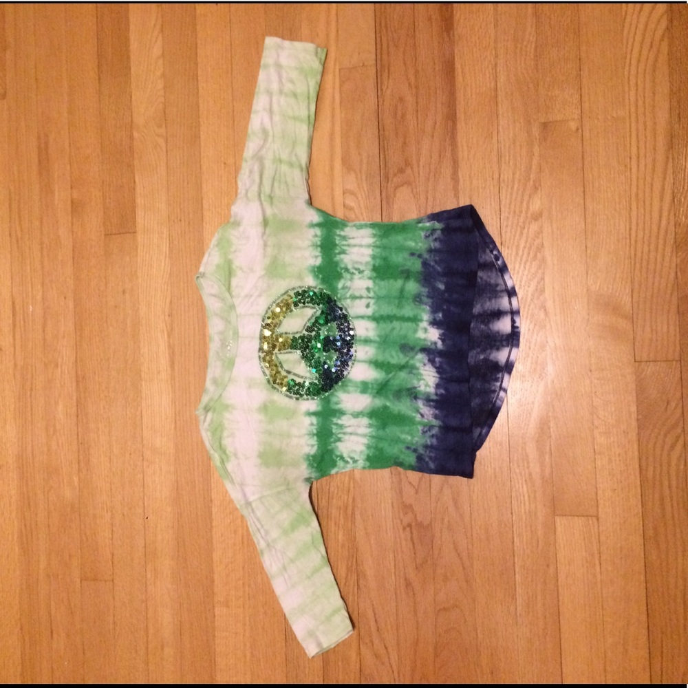 Girls Justice Tie Dye Peace Shirt